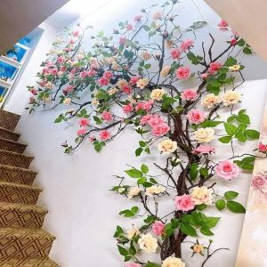 Cây Hoa Hồng Giả Trang Trí Khai Trương